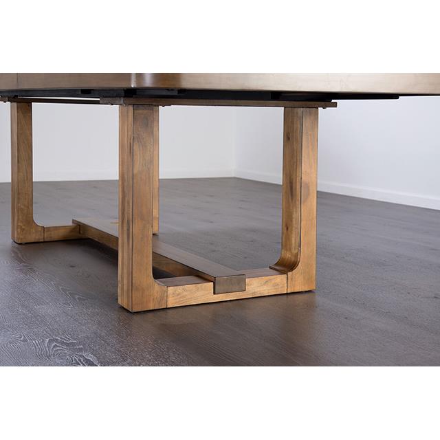 Furniture of America Mandal FM3421BR-T Dining Table IMAGE 3