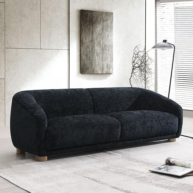 Furniture of America Kolvere FM61006BK-SF Sofa IMAGE 1