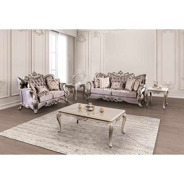 Furniture of America Albacete FM65006PR-SF Sofa IMAGE 2