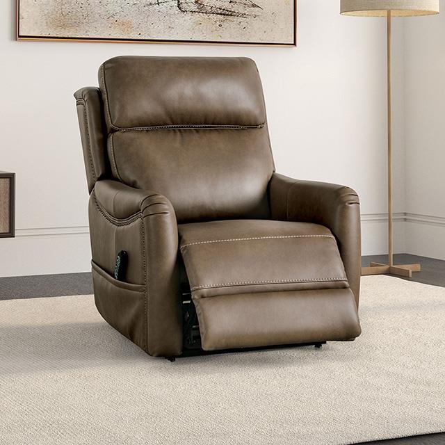 Furniture of America Sylvanus FM68004BR-LC Power Lift Chair IMAGE 2