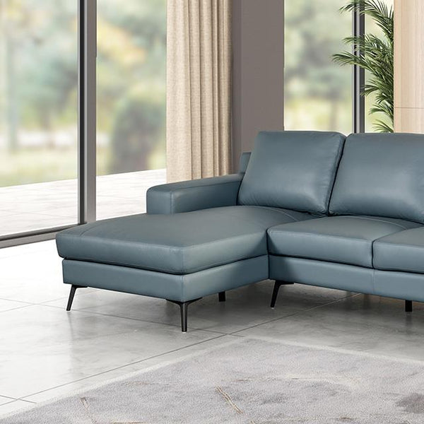 Furniture of America Stordal FM69004BL-SECT-L Sectional, Left Chaise IMAGE 1