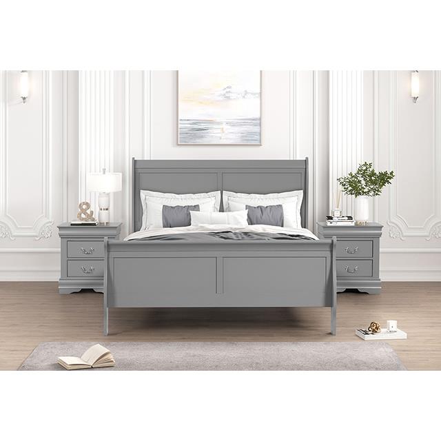 Furniture of America Louis Philippe FM7866GY-F Full Bed IMAGE 3