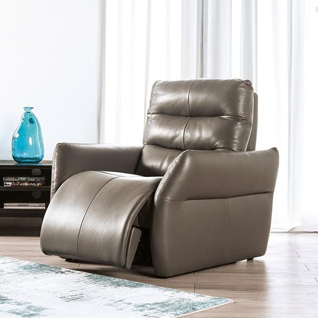 Furniture of America Granucci FM90007GY-CH-PM Power Recliner IMAGE 1