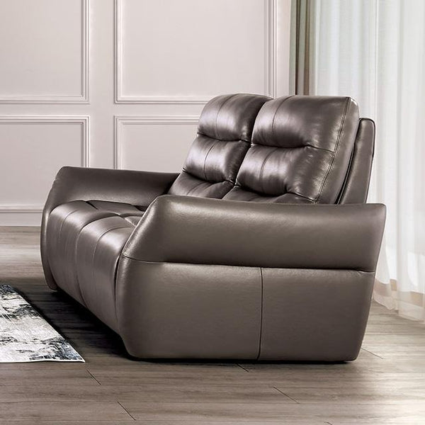 Furniture of America Granucci FM90007GY-LV-PM-PK Power Loveseat IMAGE 1