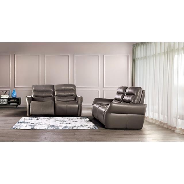 Furniture of America Granucci FM90007GY-LV-PM-PK Power Loveseat IMAGE 2