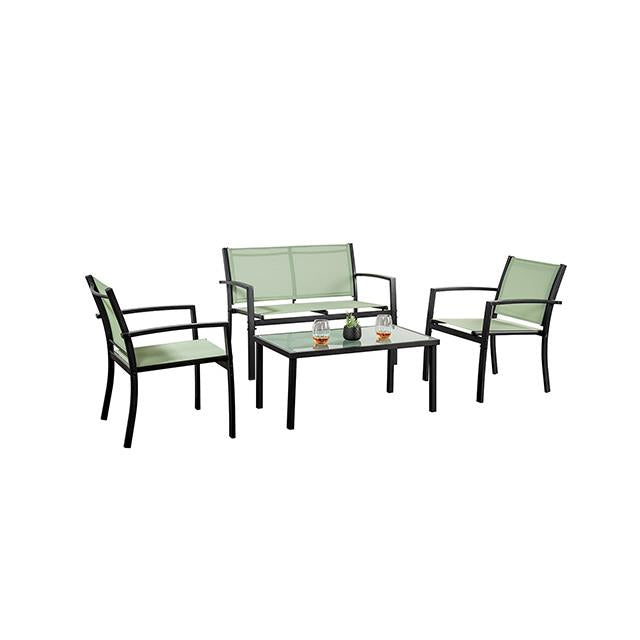 Furniture of America Ibiza LA-A017GR-4PK 4 pc Sling Set K/D IMAGE 6