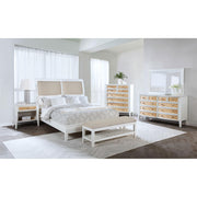Coaster Furniture Bexhill 223471Q 56-inch Upholstered Queen Panel Bed - White IMAGE 7
