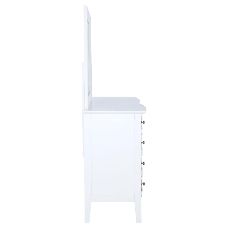 Coaster Furniture Bexhill 223473M 10-Drawer Dresser and Mirror - White IMAGE 8