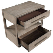 Coaster Furniture Durango 223272 2-Drawer Nightstand Bedside Table - Taupe Oak IMAGE 9