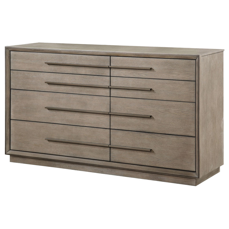 Coaster Furniture Durango 223273 8-Drawer Dresser - Taupe Oak IMAGE 3