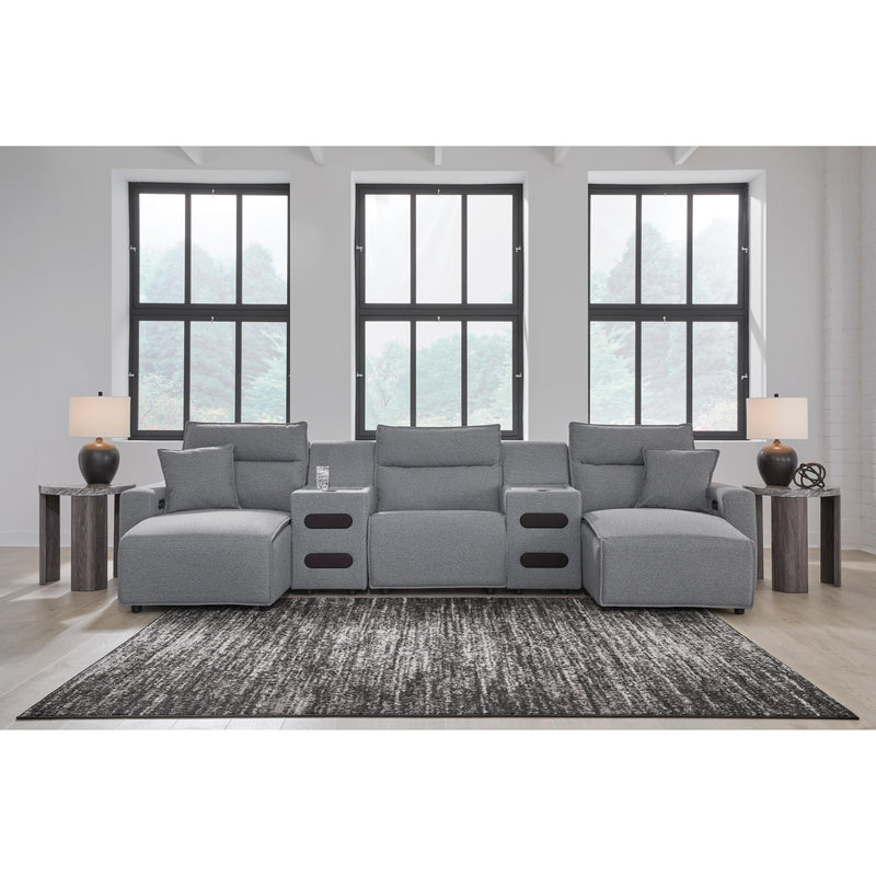 Signature Design by Ashley Modmax 65906S15 5 pc Power Reclining Sectional with Chaise IMAGE 2