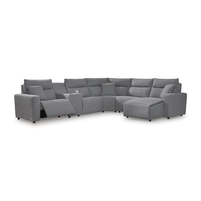 Signature Design by Ashley Modmax 65906S6 6 pc Power Reclining Sectional with Chaise IMAGE 1