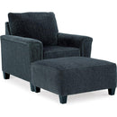 Signature Design by Ashley Abinger 83905U6 Chair and Oversized Ottoman IMAGE 1