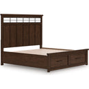 Signature Design by Ashley Taffenbrook B849B4 King Panel Storage Bed IMAGE 3