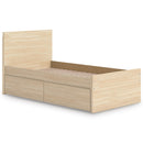  Signature Design by Ashley Onita EB9632B10 Twin Panel Platform Bed with 1 Side Storage IMAGE 6