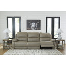 Signature Design by Ashley Narwhal Place PC99201S1 3 pc Power Reclining Sectional IMAGE 3