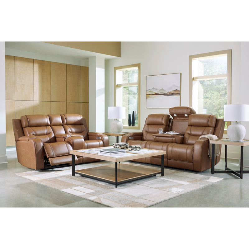 Signature Design by Ashley Knightington PCU1160018A Power Reclining Loveseat Audio Console IMAGE 16