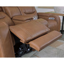 Signature Design by Ashley Knightington PCU1160018A Power Reclining Loveseat Audio Console IMAGE 9