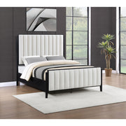  Coaster Furniture Brookmead 224710Q 60-inch Upholstered Queen Bed - Black IMAGE 4
