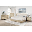  Coaster Furniture Kailani 225041KE 49-inch Eastern King Wingback Bed - Beige Oak IMAGE 5