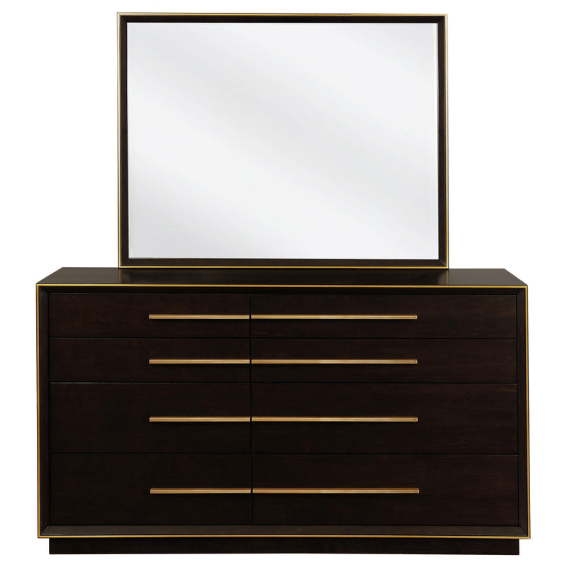  Coaster Furniture Durango 223263M 8-Drawer Dresser with Mirror - Smoked Peppercorn IMAGE 2