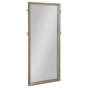  Coaster Furniture Durango 223280 80-inch Standing Floor Mirror - Washed Oak IMAGE 1