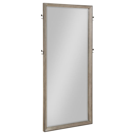  Coaster Furniture Durango 223280 80-inch Standing Floor Mirror - Washed Oak IMAGE 1