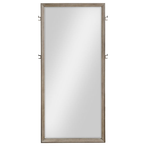  Coaster Furniture Durango 223280 80-inch Standing Floor Mirror - Washed Oak IMAGE 2