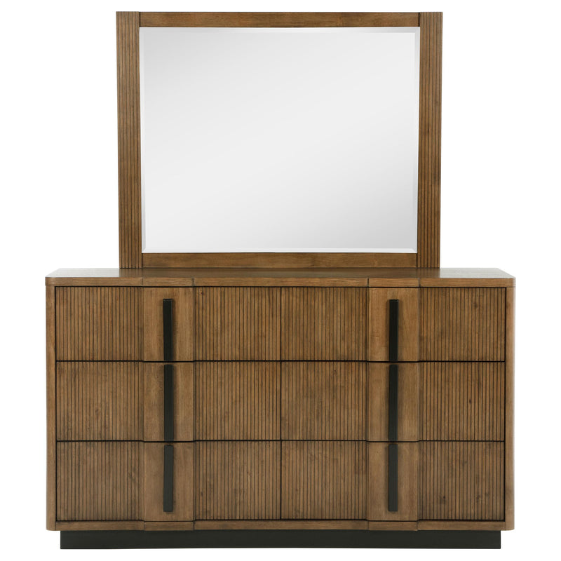 Coaster Furniture Terrace 224903M 6-Drawer Dresser and Mirror - Ash Brown IMAGE 2