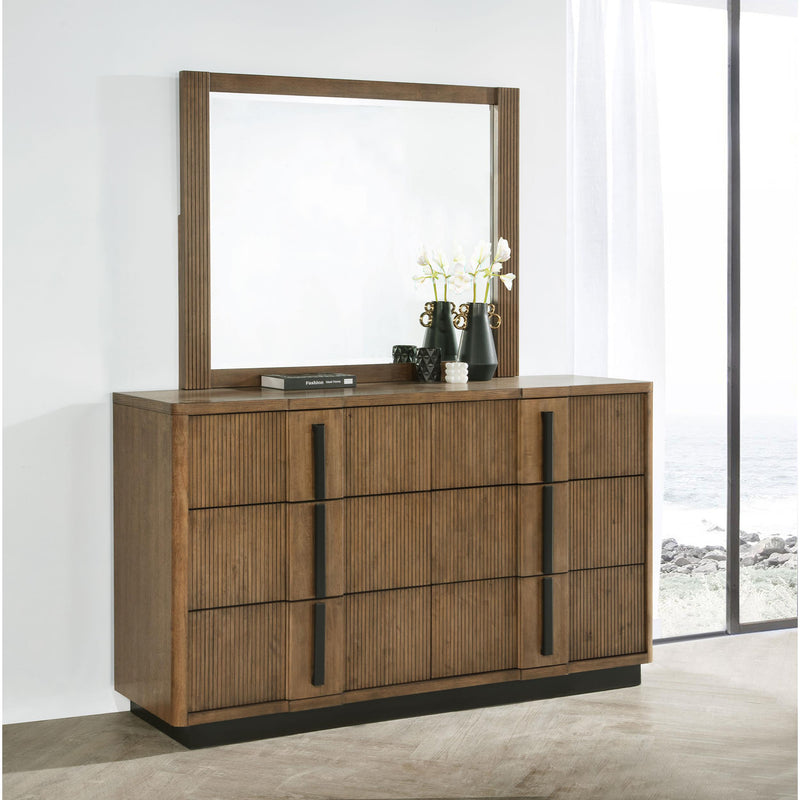 Coaster Furniture Terrace 224903M 6-Drawer Dresser and Mirror - Ash Brown IMAGE 9