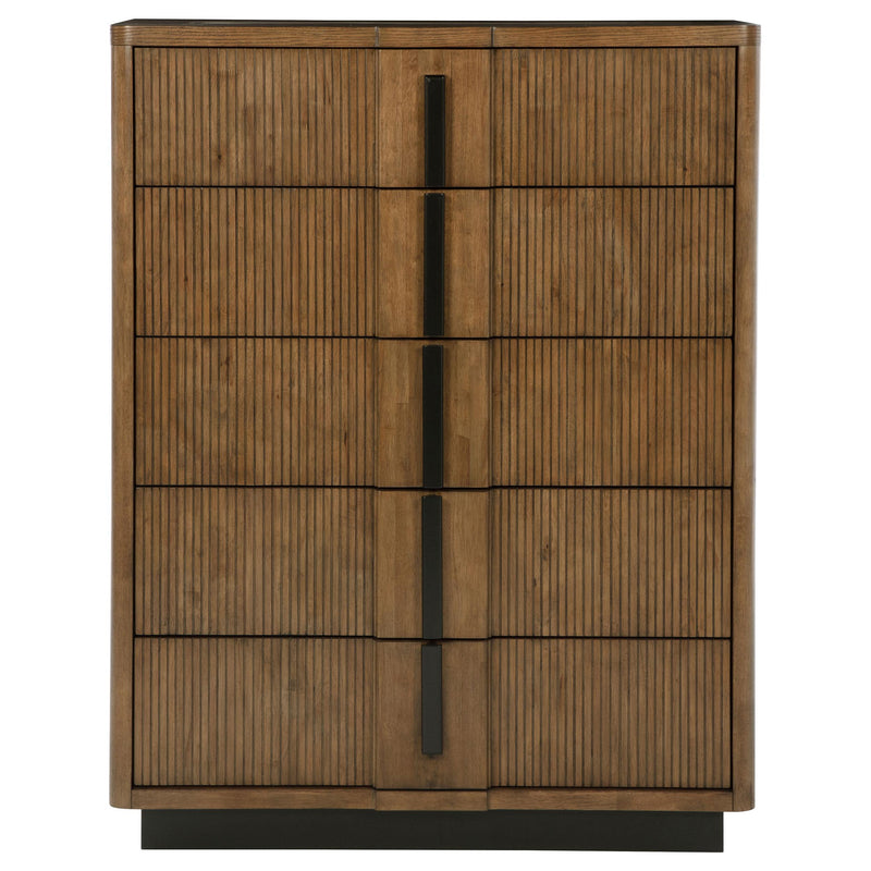 Coaster Furniture Terrace 224905 5-Drawer Chest of Drawers - Ash Brown IMAGE 2