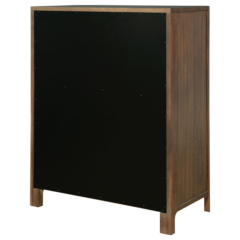  Coaster Furniture Maderia 223325 5-Drawer Chest of Drawers - Walnut IMAGE 7