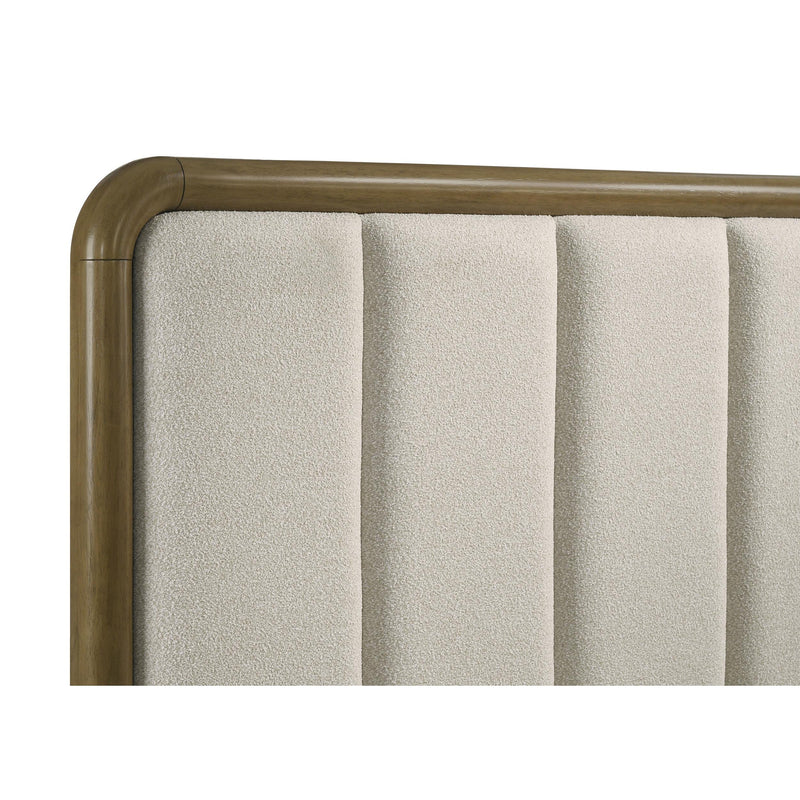  Coaster Furniture Amsbury 224271KE 59-inch Upholstered Eastern King Bed - Nutmeg IMAGE 6