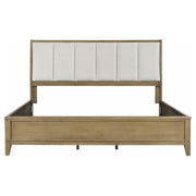 Coaster Furniture Granada 224921KE Upholstered Eastern King Panel Bed - Natural Pine IMAGE 3