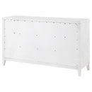 Coaster Furniture Marielle 224843 6-Drawer Bedroom Dresser - Distressed White IMAGE 7