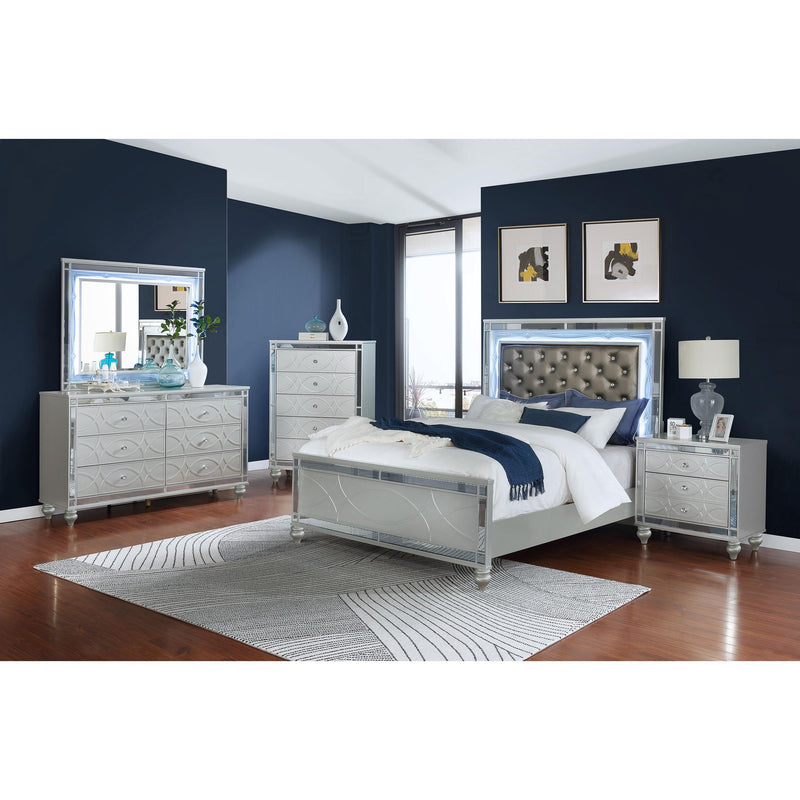  Coaster Furniture Gunnison 223213M 6-Drawer Dresser with Mirror - Silver Metallic IMAGE 10