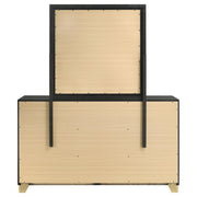 Coaster Furniture Caraway 224783M 6-Drawer Dresser with Mirror - Black IMAGE 6