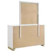 Coaster Furniture Caraway 224773M 6-Drawer Dresser with Mirror - White IMAGE 5