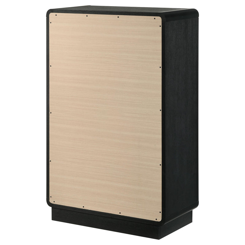  Coaster Furniture Cavelle 223665 5-Drawer Chest of Drawers - Black IMAGE 7