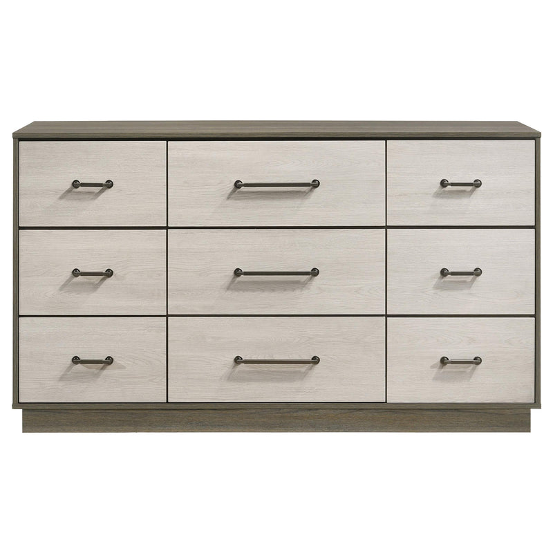  Coaster Furniture Fenwick 224983 9-Drawer Dresser - Grey Oak IMAGE 2