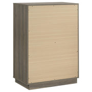  Coaster Furniture Fenwick 224985 4-Drawer Chest of Drawers - Grey Oak IMAGE 5