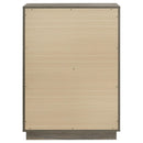  Coaster Furniture Fenwick 224985 4-Drawer Chest of Drawers - Grey Oak IMAGE 6