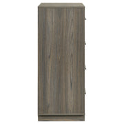  Coaster Furniture Fenwick 224985 4-Drawer Chest of Drawers - Grey Oak IMAGE 8