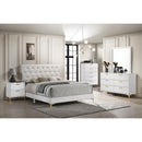  Coaster Furniture Kendall 224403M 6-Drawer Dresser with Mirror - White IMAGE 10