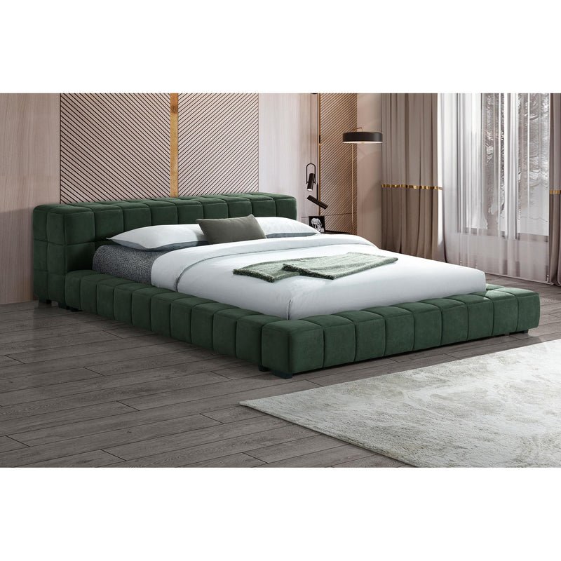 Coaster Furniture Trinity 306120Q Upholstered Queen Platform Bed - Green IMAGE 4