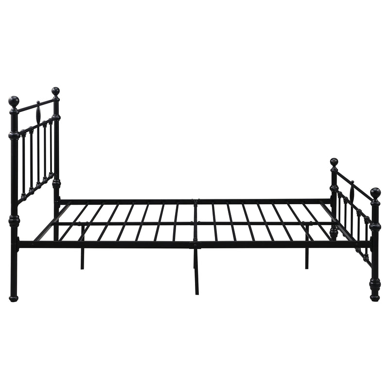  Coaster Furniture Novak 316001Q 48-inch Metal Queen Open Frame Bed - Matte Black IMAGE 7