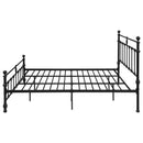  Coaster Furniture Novak 316001KE 48-inch Metal Eastern King Open Frame Bed - Matte Black IMAGE 4