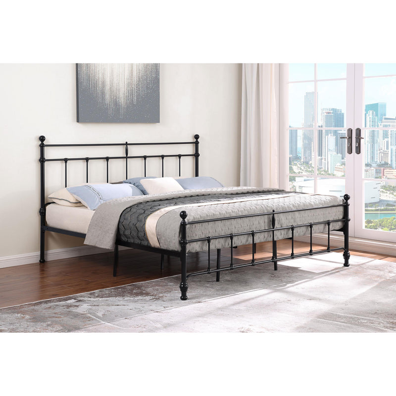  Coaster Furniture Novak 316001KE 48-inch Metal Eastern King Open Frame Bed - Matte Black IMAGE 8