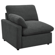  Coaster Furniture Collins 609530P 5 pc Modular Power Reclining Sectional - Dark Grey IMAGE 7