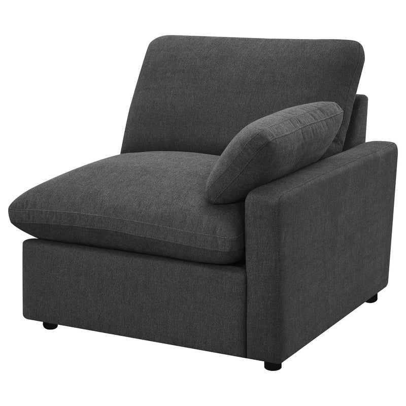  Coaster Furniture Collins 609530P 5 pc Modular Power Reclining Sectional - Dark Grey IMAGE 9